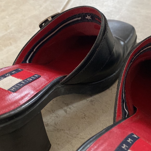 Calvin Klein Black Square Toe Heels 7.5 - Picture 9 of 9